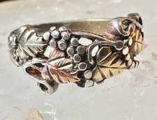 Black Hills Gold ring leaves