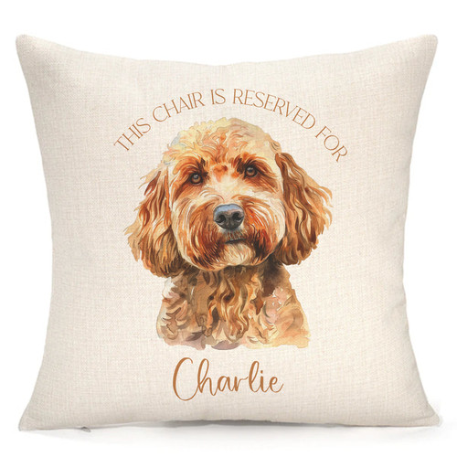 Personalised apricot cockapoo - apricot,