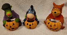 Limited Edition Disney Winnie the pooh tigger eeyore Halloween tea light holder