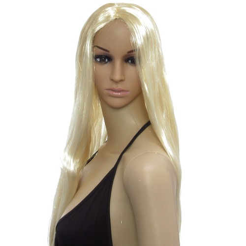 Long straight blonde - straight, wig