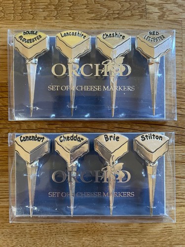 Set orchid cheese markers - of,