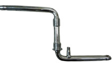 BMX chrome one piece crank