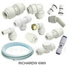  10MM JOHN GUEST SPEEDFIT NEW 10MM PEX PIPE/ELBOW/TEE/COUPLING/ FITTINGS/CLIPS/