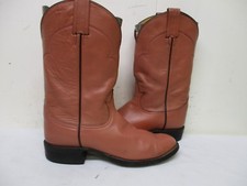 Tony Lama Peach Leather Cowboy