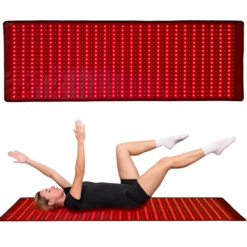 Red light therapy mat - red,