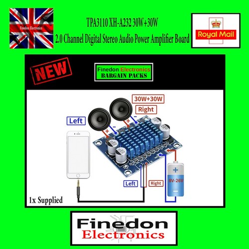 Tpa3110 a232 30w 0 - xh-a232, 30w+30w