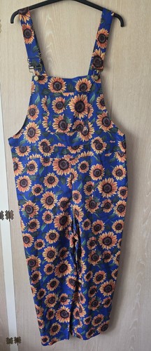 Ladies summer floral dungarees - ladies,