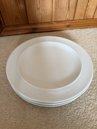 Denby white dinner - white, plates