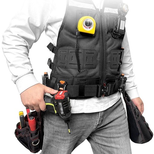 Electrician tool vest - electrician,