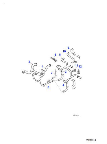 Jaguar heater hose - jaguar,