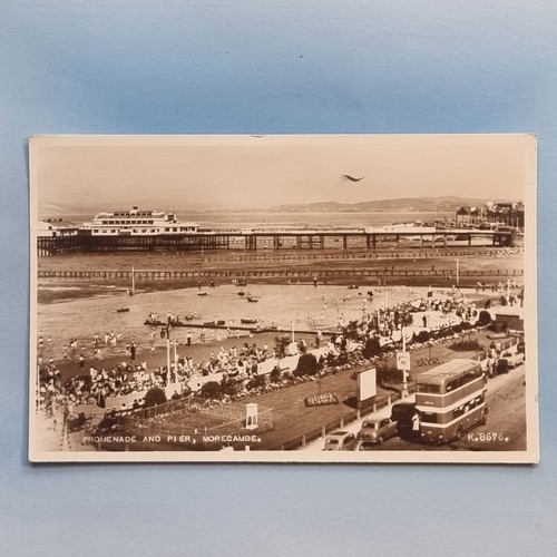 Morecambe postcard 1952 real - morecambe,