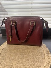 Fossil Sydney Burgundy Leather