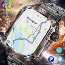 Men Military GPS Smart Watch