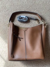 TOPSHOP Brown Tote Bag Faux
