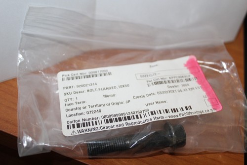 Kawasaki oem flanged bolt - oem, x