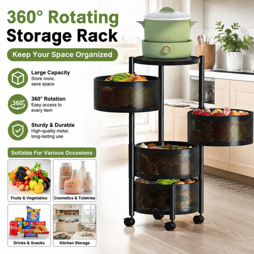 Tier kitchen storage cart - storage,
