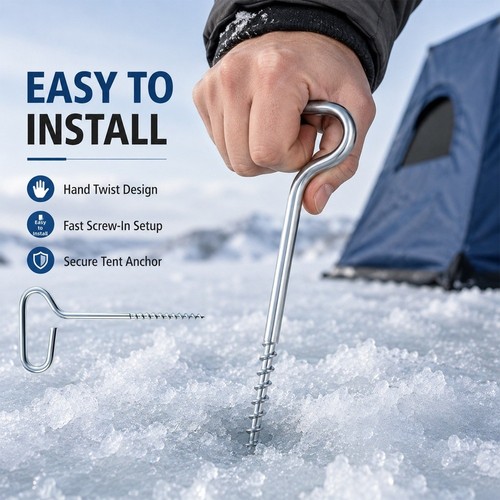 Steel ice screw - ice,