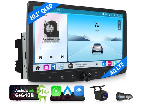 Cam qled 2din android 14 - cam+10.1",