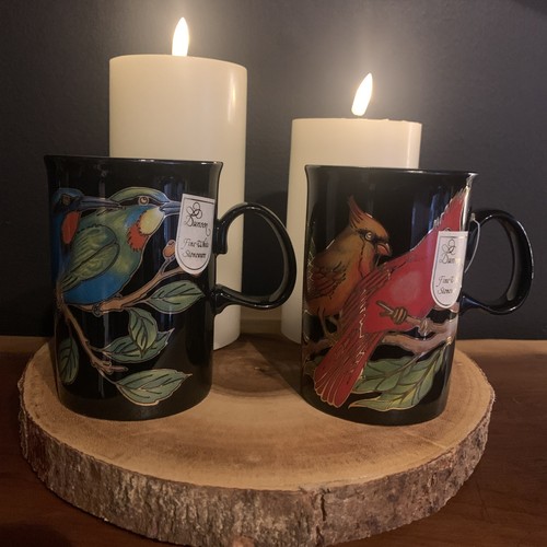 Two mugs cardinal birds - mugs,