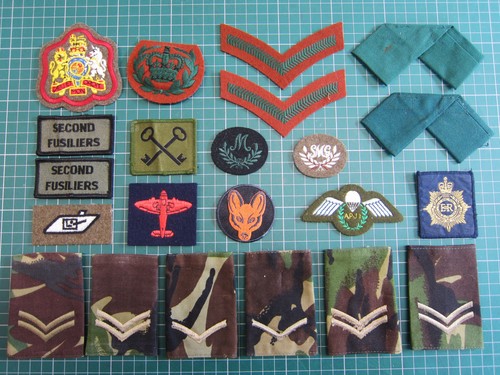 British army badges - british, &