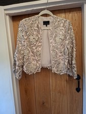 Phase Eight UK12 Open Lace Jacket Bolero Evening Occasion