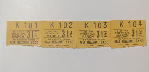 Vintage 1967 plymouth theatre - 1967,