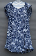 Yours Navy blue floral gypsy