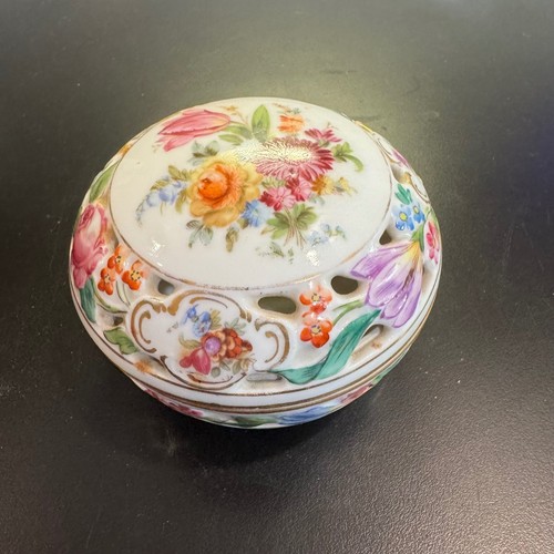 Saxe potpourri bowl - potpourri,