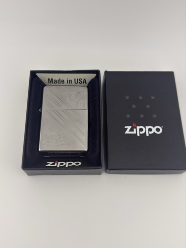 Zippo lighter silver - silver, satin