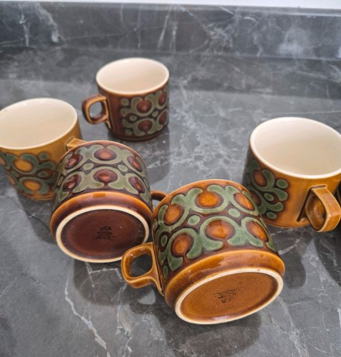 Hornsea pottery bronte cups - pottery,