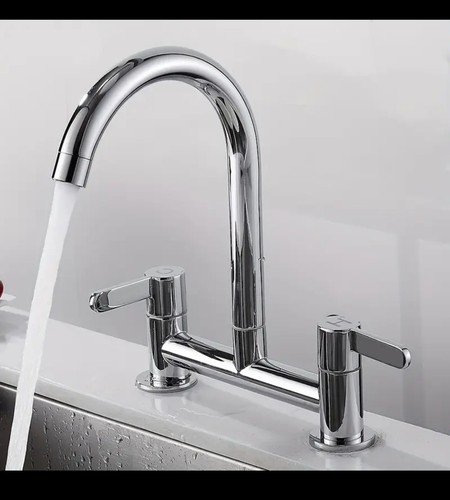 Modern dual lever chrome - modern,