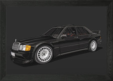 Mercedes 190E Evo II Framed