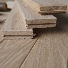 20" Premium Solid Oak Parquet Flooring Pure Wood Presanded 22mm H50S