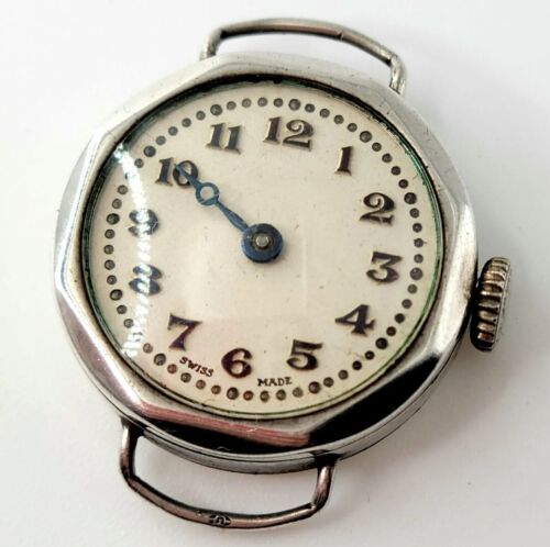 1932 silver hallmarked watch - hallmarked,