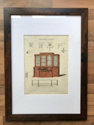 Antique print furniture - of,