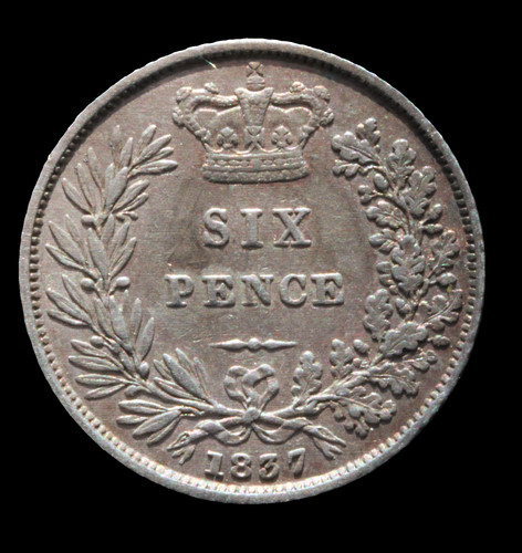 Sixpence 1837