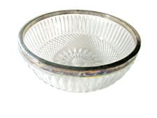 Vintage Cut Glass Fruit Bowl