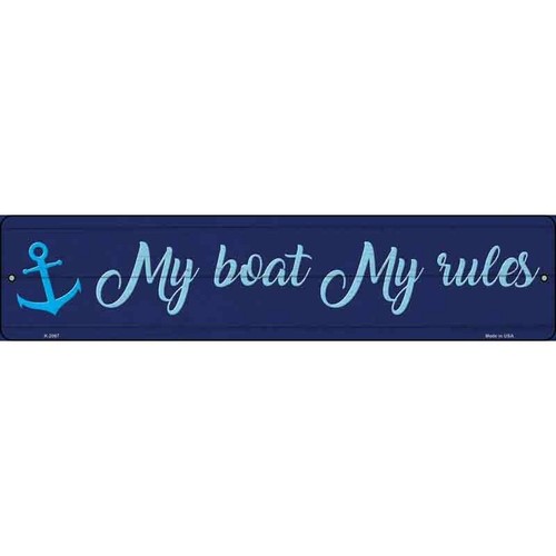 Boat rules novelty - my,
