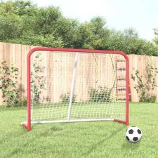 Hockey Goal with Net Red &
