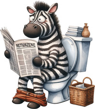 Bathroom Print - Animals on