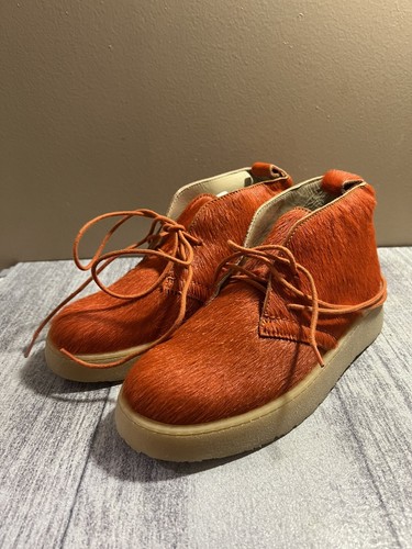 Zara boots orange clarks - zara,