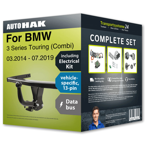 Towbar fixed for bmw - fixed, 3