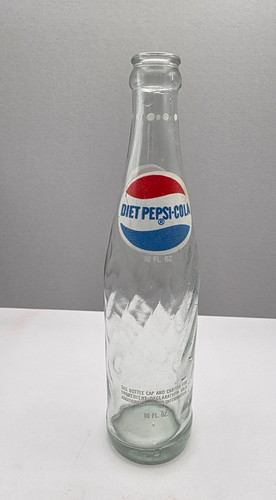 Diet pepsi clear glass - diet, soda