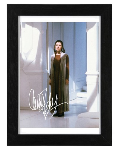 Carrie fisher signed autograph - fisher,