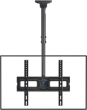 Ceiling TV Bracket Adjustable Swivel Ceiling Mount for Most 26-65 inch TVs Full