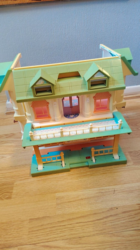Vintage 90s dollshouse folding - dollshouse,