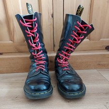 14 HOLE DR MARTENS Black DM’s BOOTS 1914 DOCS UK SIZE 7
