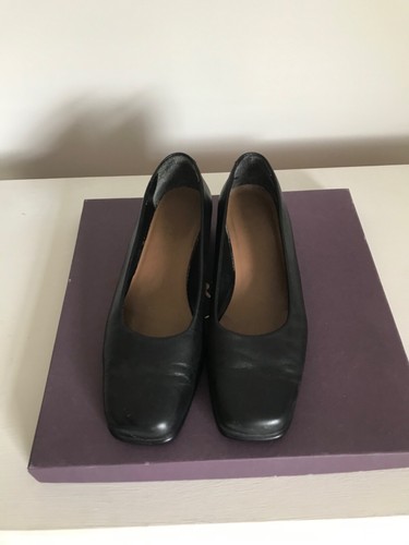 Footglove black leather - m,