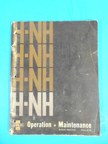 1962 cummins diesel engines - cummins,