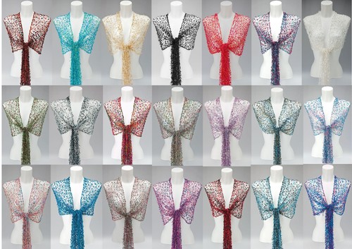 Net scarf wrap shawl cobweb - net,
